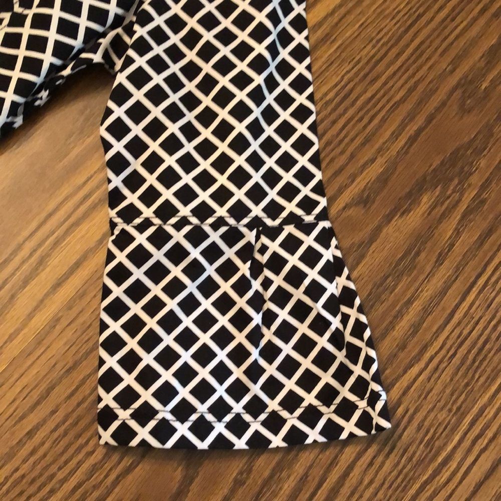 Frazzle black and white diamond print jacket, NWT - Picture 5 of 5